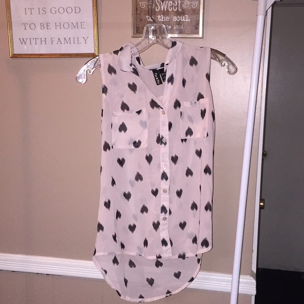 Light Pink Sleeveless Blouse